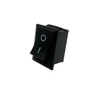 1PC KCD1-101-2P-B ON-OFF 2 Pins Snap-in Black Power Rocker Switch 6A/250VAC 21X15mm Panel Size 13x19 Mounted