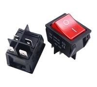 1pc KCD4-201 ON OFF 30A/250V 16A/250V 4 Pin T85 Rocker Switch with Light 12V 24V 110V 220V 380V(Blue,30A 250V)
