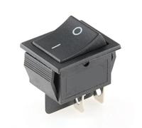 1pc KCD4 Rocker Switch ON-OFF 2 Position 4 Pins / 6 Pins Electrical equipment With Light Power Switch 16A 250VAC/ 20A 125VAC(Black,4 Pin)
