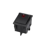 1pc KCD4 Rocker switch ship type switch rocker power button 4/6PIN red light green light 31x25mm16A/30A 250v ON-OFF/ON-OFF-ON(RED)