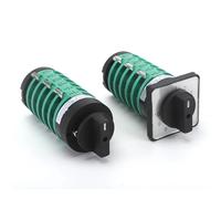 1pc KDHC-32/6x10-6 32A 10 Position 6 Pole Gas Shielded Welding Machine Fine-Tuning Welding Machine Rotary Selector Cam Switch(32A with panel)