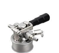 1pc Keg Beer Tap Keg Coupler with Protective Relife Valve,S/D Type Low Profile Craft Beer Commercial Keg Dispenser Coupler 304 SS(D Type)