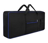 1PC Keyboard Carry Bag Electronic 61-Key Piano Case Keyboard Bag Case for 61 Key Note Waterproof Anti Shock Oxford Cloth Blue