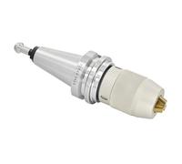 1pc Keyless Tool Holder for CNC Milling - Self-Tightening Drill Chuck for Precision Machining(Nickel Plated BT30-APU08)