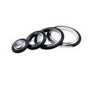 1pc KF Center Ring with FKM,KF16/25/40/50 SS304 Center Ring Seal for KF/NW/MF Flange Vacuum Line Vacuum Flange Ring(10packs,KF40)