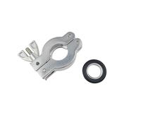 1pc KF10 KF16 KF25 KF40 KF50 Aluminium Alloy KF Vacuum Clamp Bracket Rubber O-Ring Ring(With Bracket O-Ring,KF16)