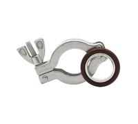 1Pc KF10 KF16 KF25 KF40 KF50 Flange 304 Stainless Steel Vacuum Clamp Quick Pipe Fitting with 304 Bracket O-Ring(Clamp Bracket,KF16_1 PC)