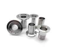 1pc KF10 KF16 KF25 KF40 KF50 Vacuum Clamp Hose Barb OD6 8 13 16 20 25 38mm 304 Stainless Steel Flange Adapter Pipe Fitting(KF25,38mm)