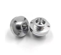 1pc KF40 Suit Aluminum Alloy Tri Clamp Vacuum Inline One-Way Check Valve Suit O-Ring MQXFCZUX