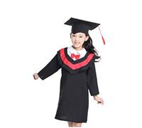 1pc Kids Graduation Gown Black Preschool Graduation Gown Kid s Gown Bulk Kids Hat Children Toddler Pupils Youth Clothing