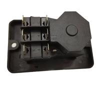 1PC KJD18 7 Pins Waterproof Electromagnetic Push Button Switch Emergency Stop Switches for Boat Grinding Machine