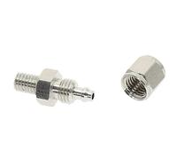 1Pc KLPC Pneumatic Quick Coupler M5-M14 Male Thread Fitting for 4-20mm Air Hose(Tube OD8mm ID5mm,M8x1.25)