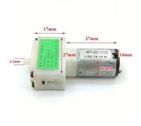 1pc KPM14A 3V 3.7V Mini 031 Motor Air Pump Micro Oxygen Diaphragm Pump DIY Blood Pressure Moitor Inflator Aquarium Fish Tank