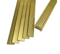 1pc L/500mm H59 Brass Flat Bar Plate Ro Strip Thick 2mm 3mm 4mm 5mm 6mm 7mm 8mm 10mm 12mm 15mm 20mm Rectangular Solid Metal Sheet(6x35x500mm)