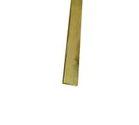 1pc L/500mm H59 Brass Flat Bar Plate Row Strip Thick 2mm 3mm 4mm 5mm 6mm 7mm 8mm 10mm 12mm 15mm 20mm Rectangular Solid Metal Sheet(2x10x500mm)