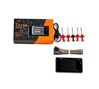 1pc LA104 Digital Logic Analyzer USB Mini 4 Channels 100MHz Max Sampling Rate SPI I2C PWM 2.8 Inch Oscilloscope 8MB Flash Storage