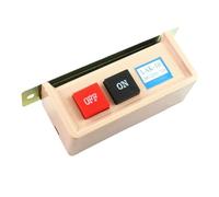 1pc LAK-10 ON/OFF Start Stop Flush Mounted Push Button Switch AC 380/220V 10A Sewing machine switch