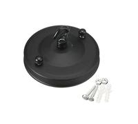 1PC Lamp Part Ceiling Plate Holder Fitting Hook Light LivingRoom Pendant Rose 10.5 * 6cm Hardware(Black)