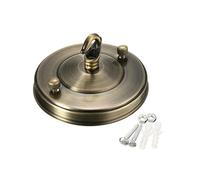 1PC Lamp Part Ceiling Plate Holder Fitting Hook Light LivingRoom Pendant Rose 10.5 * 6cm Hardware(Bronze)