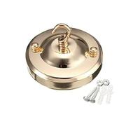 1PC Lamp Part Ceiling Plate Holder Fitting Hook Light LivingRoom Pendant Rose 10.5 * 6cm Hardware(French Gold)