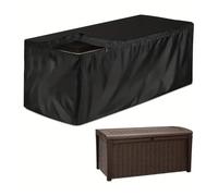 1pc Large Patio Deck Box Cover Outdoor Storage - Waterprooft Protect Your Furniture for Deck Box Cover(123x62x55cm)