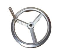 1Pc Lathe Machine Chrome Plated Handwheel M8 M10 M12 M14 M16 M18 M20 M22Hand Wheel Black(12x125x4)