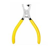 1pc Leather Hole Punch Leather Tools Multifunctional Ordinary Carbon Steel Belt Puncher Punching Tool Belt Hole Puncher Crafts Tool(Yellow)