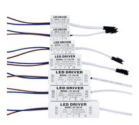1pc LED driver 300mA constant current 220V LED power supply with shell connection port for 1w~8w 12w 18w 20w 25w 36w LED accessories(12-18W 300mA)