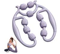 1PC Leg Massage Roller with 9 Wheels Adjustable Portable Multi-Purpose Soft Massager Roller for Relaxation Muscles, Leg, Arm & Thigh