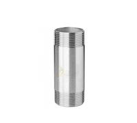 1pc Length 50/100/150/200/250/300mm BSPT Male Thread Long Nipple 304 Stainless Steel Pipe Fitting Connector(100mm,G1l4 BSP DN8)