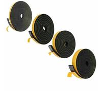 1pc Length10~2meters Black Rubber Self Adhesive Sponge Seal Strip Width 5~50mm Thick 1~10mm EVA Foam Anti-Collision Seal Gasket-Thick 1mm Long 5m-12mm