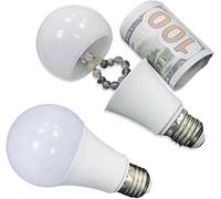 1Pc Light Bulb Safe Box Secret Light Bulb, Storage Realistic Light Bulb Decoy Hiding, Hidden Safe, Diversion Safes, Hidden Safes in Plain Sight Interesting Practical Products