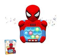 1pc Light Up Pop-it Game Quick Push Bubble Game,Electronic Spider Poppet Game,Handheld Fast Speed Push Game,Puzzle Pop Games,Pop Controller Popping Game Hand Spinners for Kids Birthday Xmas Gifts