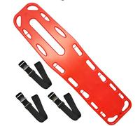 1pc Lightweight Water Floating Spine Board Stretcher with Straps for Patient Transport - Ideal for Emergency Operations(Orange02)