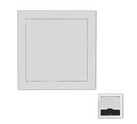 1pc Lightweight White Metal Access Panel for Drywall - Easy Open Ceiling Inspection Door for Hidden Wires and Pipes(25x50cm)