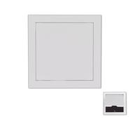 1pc Lightweight White Metal Access Panel for Drywall - Easy Open Ceiling Inspection Door with Magnetic Lock Devise(40x50cm)