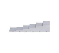 1pc Linear Calibration Block for Machine, 6 Step 2.5mm-5mm-10mm-15mm-20mm-25mm 1018 Steel Thickness Gage Block