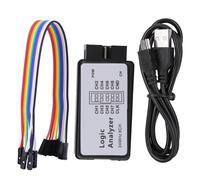 1pc Logic Analyzer 24MHz Logic Analyzer Device USB Logic Analyzer Device Set Mini Digital Pocket Size 8 Channel Input Memory 24MHz
