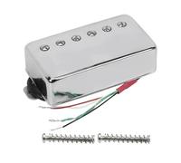 1PC LP Guitar for Alnico 5 Humbucker Pickup 4-Conductors Neck or Bridge Electric Guitar Parts(Chrome Neck Pickup)