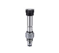 1pc LSV6 08 2NOSP M AC220V AC110V Manual Threaded Inserted Valve Two-Position Two-Way Normally Open Check Valve(DC24V_Without Manual)