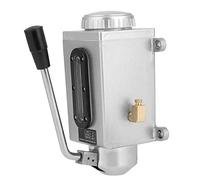 1Pc Lubricating Manual Oil, Manual Lubrication Pump Manual Lubricating Oil Pump Hand Lubrication 500CC CNC 4Mm Double Outlet Port