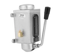 1pc Lubricating Manual Oil Pump, Double Port Manual Pump, 500CC Hand Operated Oil Dispenser with 4mm Dual Outlet for CNC Machines, Punching and Milling Equipment