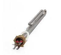 1pc Lujinxun Stainless Steel Electrical Heating Element Booster Tube for Water Boiler,1"/DN25/32mm, AC110V/220V/380V,1/2/3/4/6KW(Gold,220V,4KW 260mmL)