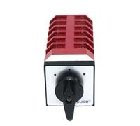 1pc LW12-16/D1689.6 16A Three Position Six Pole Electric Knob Sliver Contact Universal Changeover Control Cam Switch