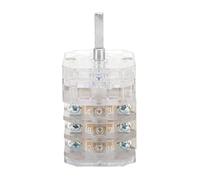 1pc LW12-16/TM111111.3 3 Poles 16A 3 Positions Transparent Univeral Changeover Rotary Cam Switch For Meat Grinder Using
