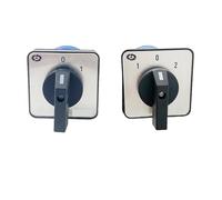 1pc LW26-32A Changeover Cam Rotary Switch 1-8 Poles Two/Three Position ON OFF Silver Contact Dual Power Control(102,2P 8Terminals)