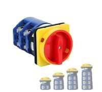 1PC LW26GS-125A Padlock OFF-ON Two Positions 2P 8Terminals Changeover Selector Rotary Cam Switch PAJPXPCD