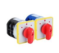 1pc LW5-25A 40A Two/Three Positions Switch Power Control Rotary Changeover Selector Motor Different Loads Silver Contact(25A 2P 8Terminals,3P ON-OFF-ON)