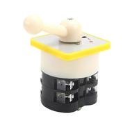 1pc LW5D-16/B0331.2 16A 3 Positions 2 Poles Reset Rotary Changeover Cam Switch Panel Mounted For Electrician Using Tools