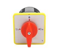 1pc LW5D-16/YH3.3 16A Four Position Three Pole Three-Phase Voltmeter Conversion Rotary Yellow Panel Changeover Switch